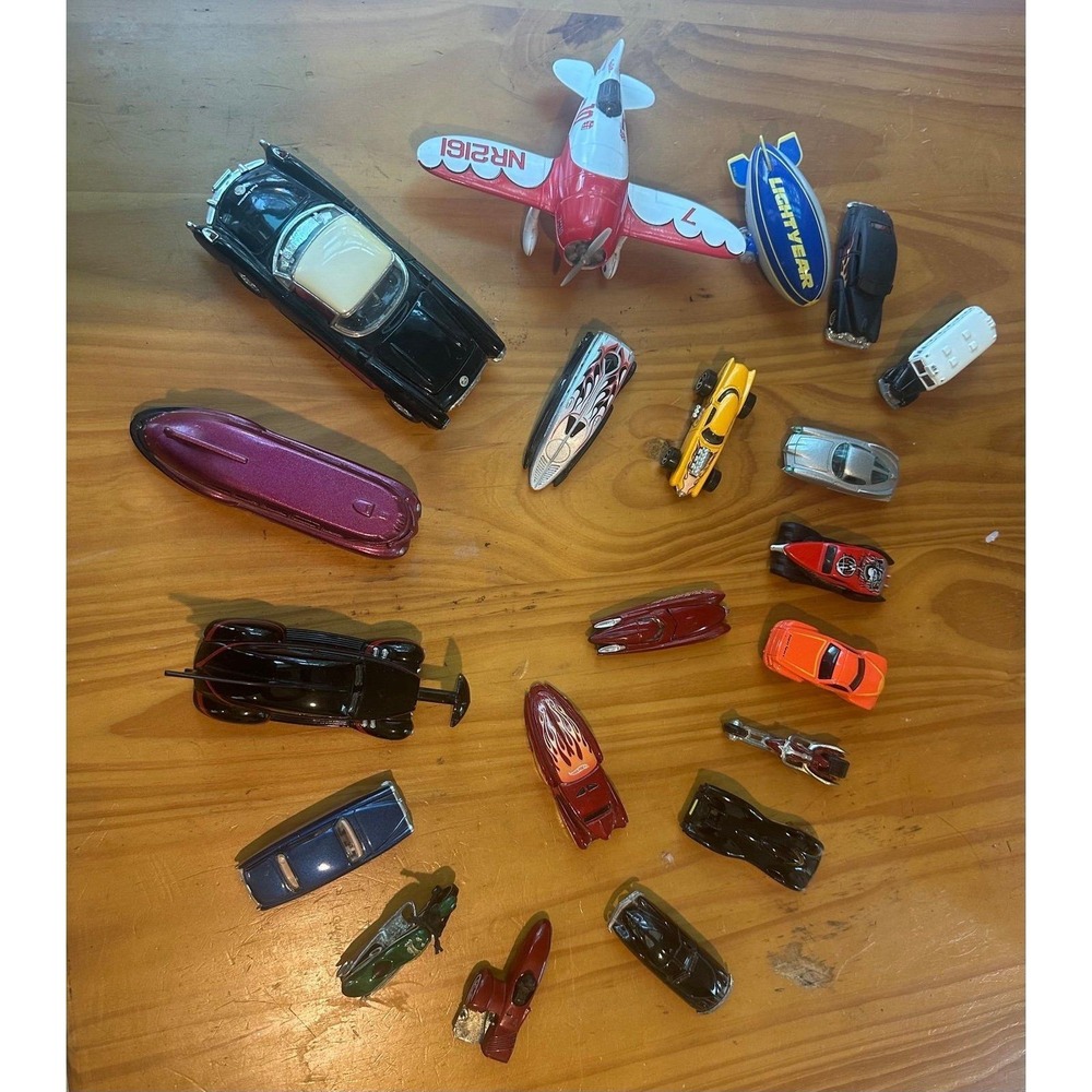 VTG Die Cast metal Random Bundle Lot of 20 Corgi Batman Airplane Hot Wheels
